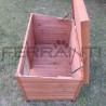 Wooden Doghouse for Medium size dogs mod. Beagle