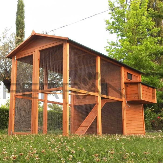 Wooden Chicken Coop for 10 Chickens | Ferranti
