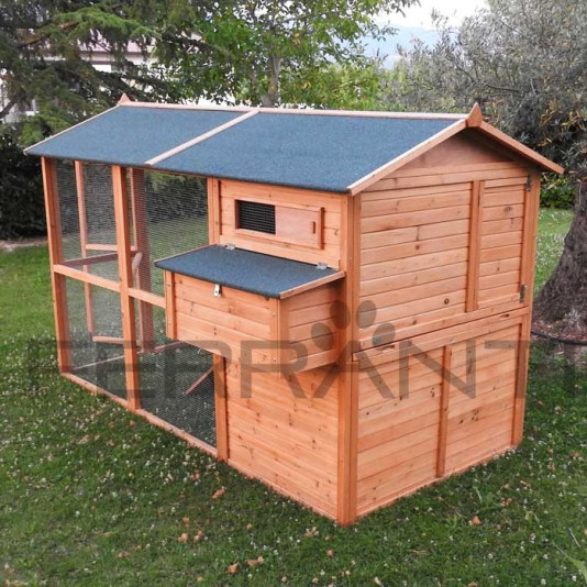 Wooden Chicken Coop for 10 Chickens | Ferranti