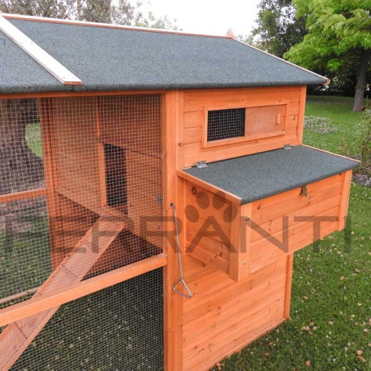 Wooden Chicken Coop for 10 Chickens | Ferranti