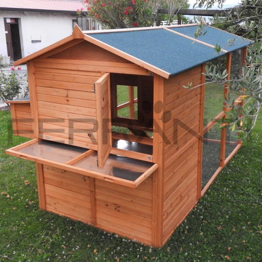 Wooden Chicken Coop for 10 Chickens | Ferranti