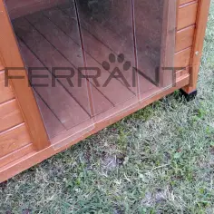 Wooden dog house for medium-sized dogs for outdoor use 2