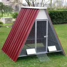 Pollaio rialzato per 12 o 20 galline con accessori