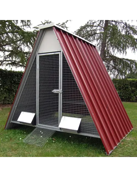Raised chicken coop for 12 hens