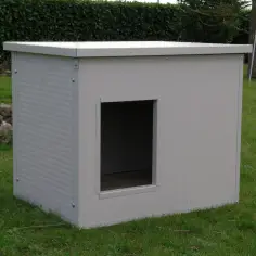 Cuccia per cani da esterno piccola con pannelli isolanti