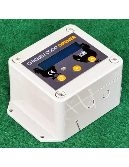 Control unit for automatic chicken coop door