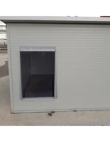 Tenda a strisce in PVC per cuccia coibentata