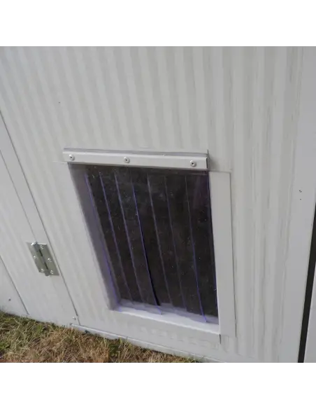 Cat house with cat flap
