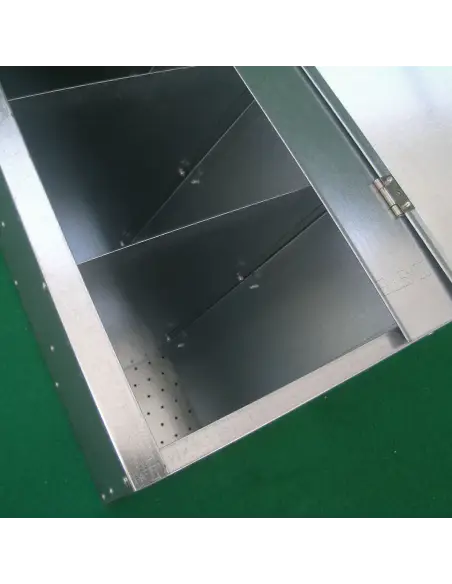 Top-opening feeder for chickens