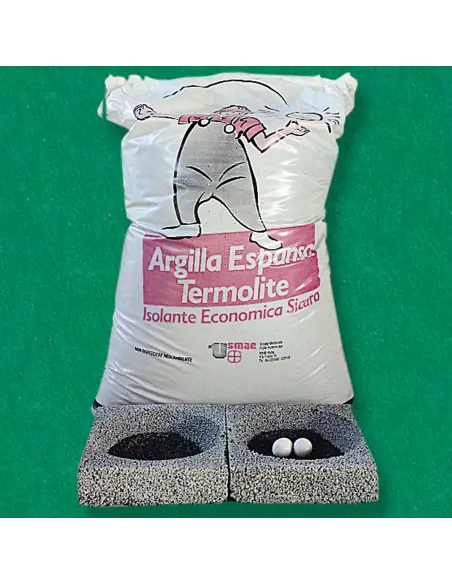 Argilla espansa in sacco da 25 kg per nidi di piccioni