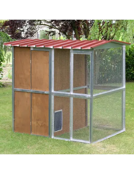 Outdoor cat house 123 x 174 x 175h cm