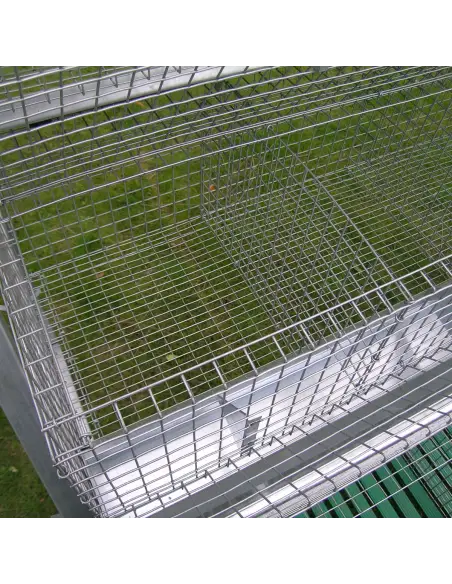 Fattening compartments of rabbit cage Fattening compartments of rabbit cage