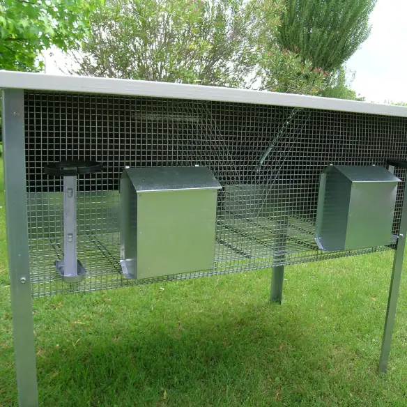 Feeder and drinker of rabbit cage