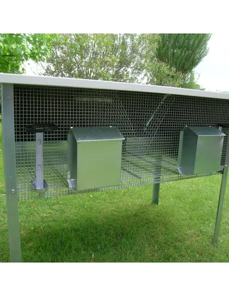 Feeder and drinker of rabbit cage