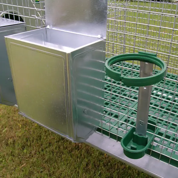 Feeder and drinker of 2-rabbit cage