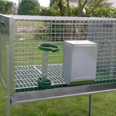 Rabbit hutch for 1 rabbit with included accessories 2