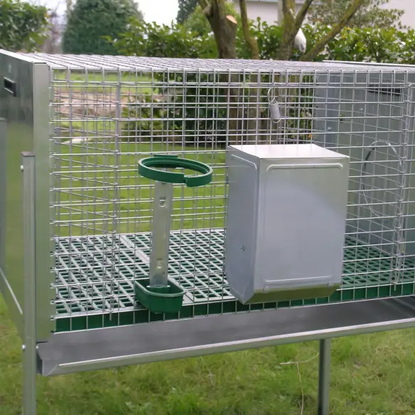 Feeder and drinker of rabbit cage