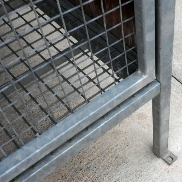 Raised legs of professional pigeon dovecote