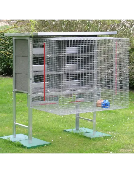 Pigeon coop for 6 pairs with accessories Pigeon coop for 6 pairs with accessories