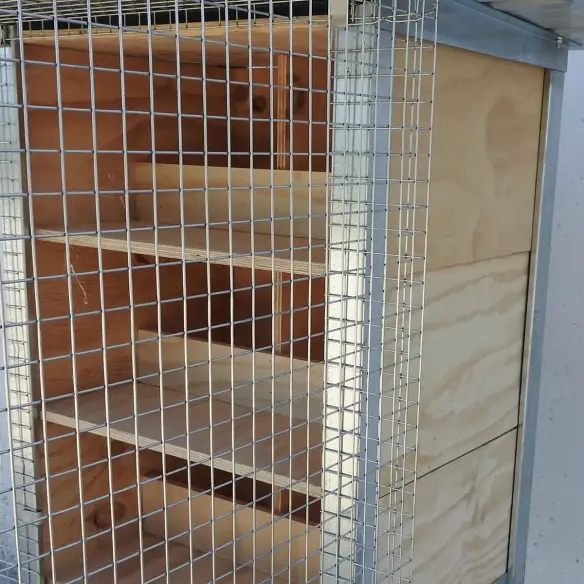 Wooden nests for shipping dovecote