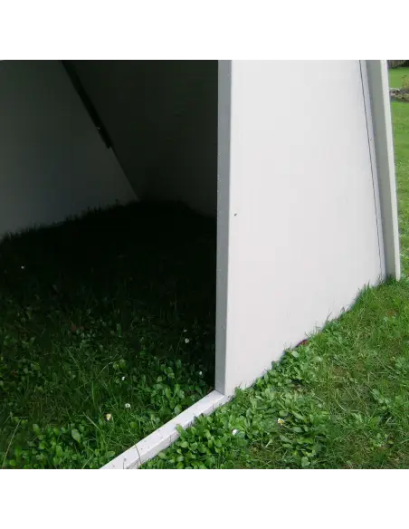 Interior of insulated panel shelter