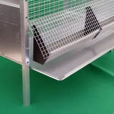 Gabbia per galline e pulcini in rete zincata 2