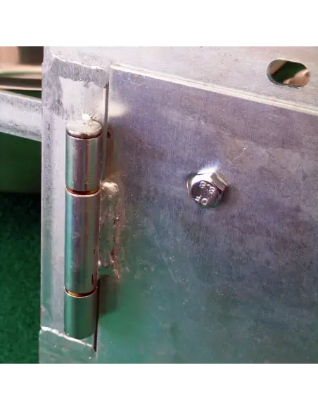 Swivel hinge pin of rotating dog bowl system