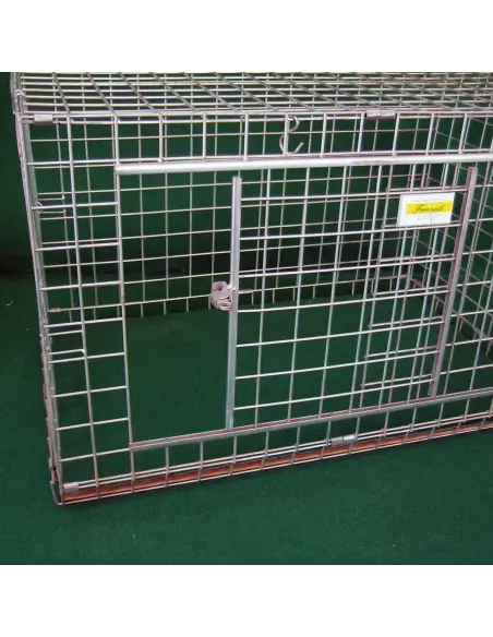 Dog cage with front entrance door