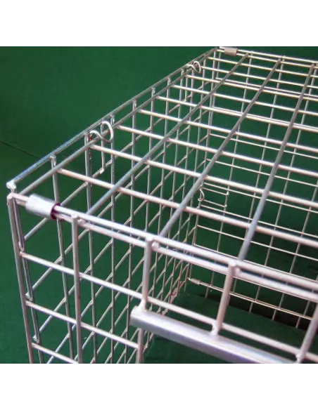 Quick-lock panels of dog transport cage