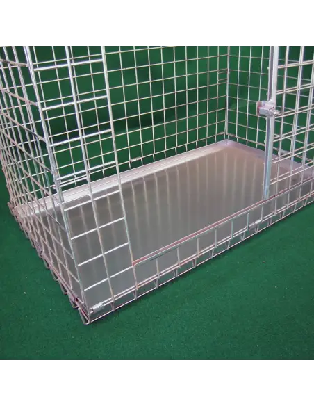 Optional metal floor for dog cage
