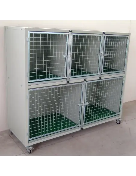 Custom veterinary cage for clinics and hospitals