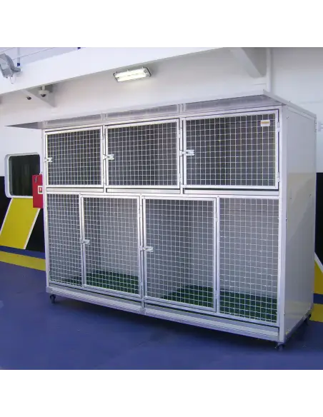Custom veterinary cage for clinics and hospitals