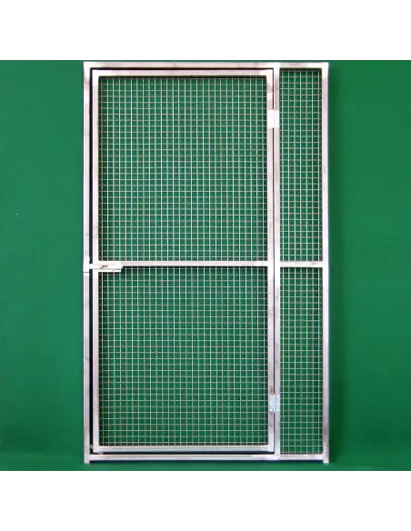 Cancello in rete zincata 100x170h cm