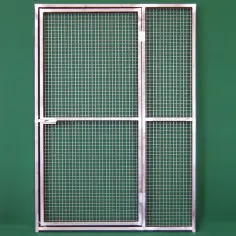 Cancello in rete zincata 120x170h cm