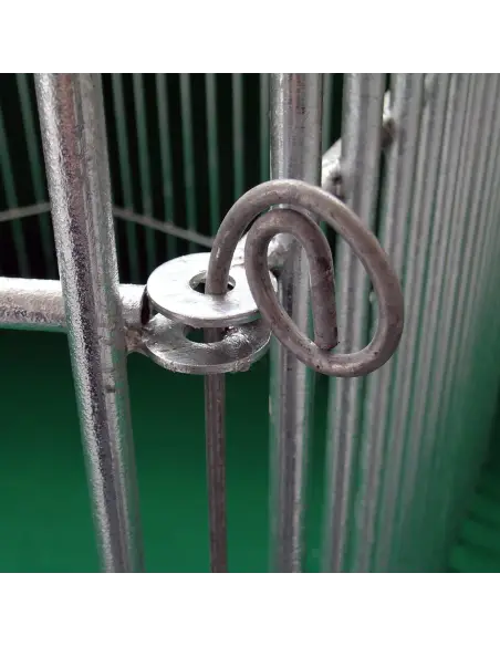 Steel fixing system of puppy pen