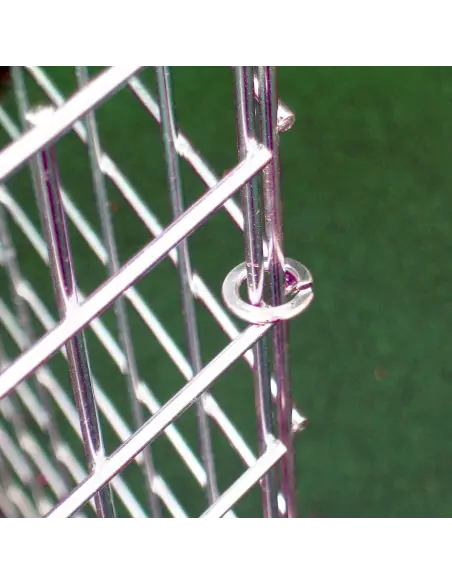 Door opening of mesh puppy playpen