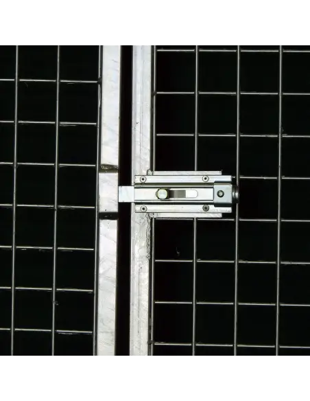Latch lock with padlock holder of dog gate