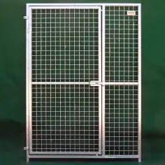 Galvanized mesh gate 120x170h cm