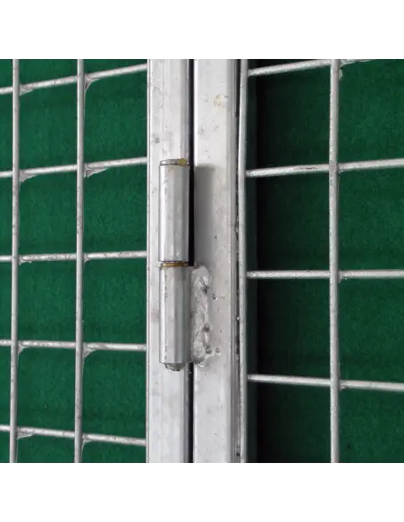 Hinge pin of galvanized mesh kennel gate