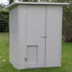 White insulated dog house for XXL dogs 120x100 cm