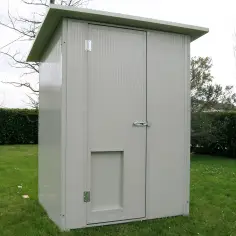 White insulated dog house for XXL dogs 120x100 cm 2