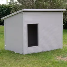 Cuccia coibentata bianca per cani grandi mod. Dobermann