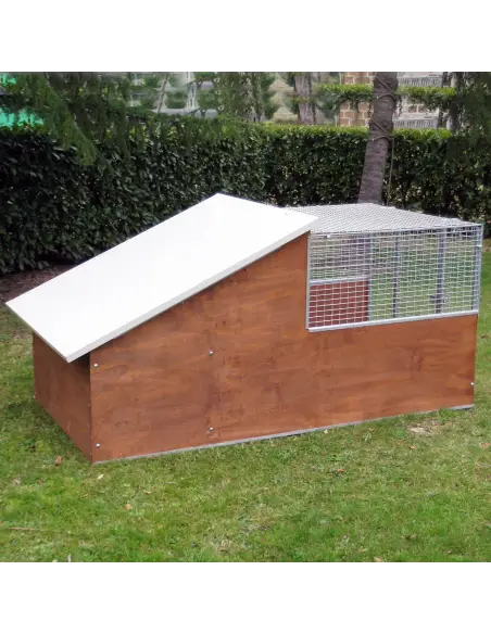 Back view of Cocker model dog kennel