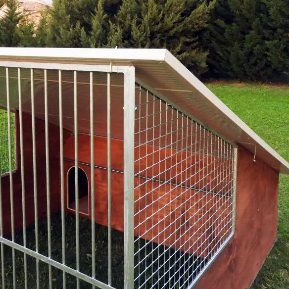 Zona giorno del box per cani mod. Labrador