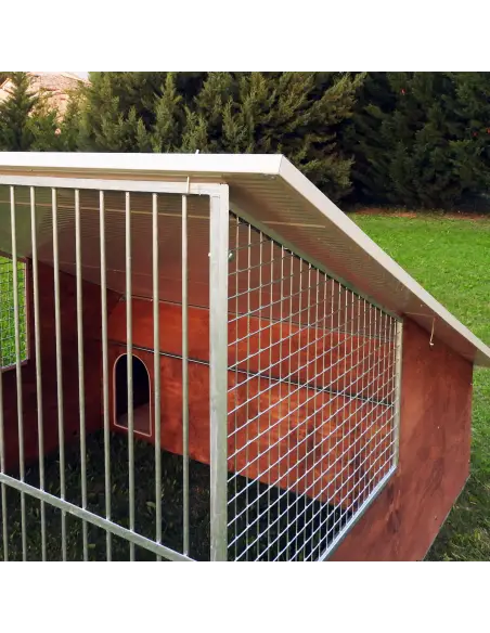 Zona giorno del box per cani mod. Labrador