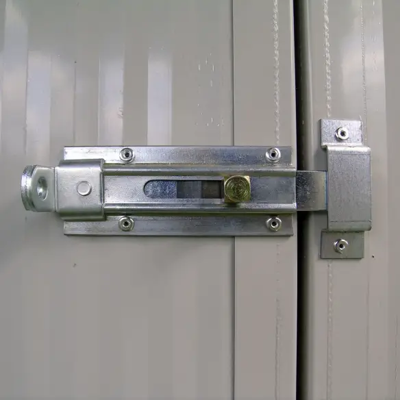 Latch lock of sleeping area with padlock holder