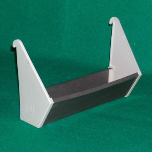 Wall mount chicken feeder