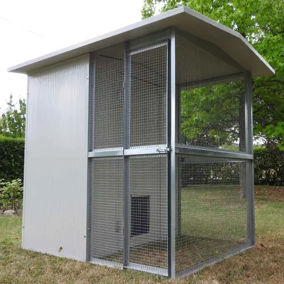 Outdoor catio 123x174x175 cm insulated and mesh module