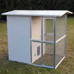 Outdoor catio 123x174x175 cm insulated and mesh module