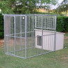 Box per cani da esterno con cuccia coibentata taglia media mod: Eco + Cuccia Dobermann